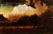 Albert Bierstadt Mount Adams, Washington Sweden oil painting artist